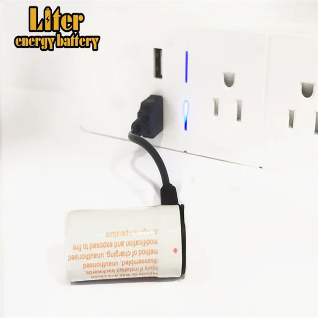 Перезаряжаемый литий-ионный аккумулятор usb 18350 18350 3,7 в 1000 мАч для камеры