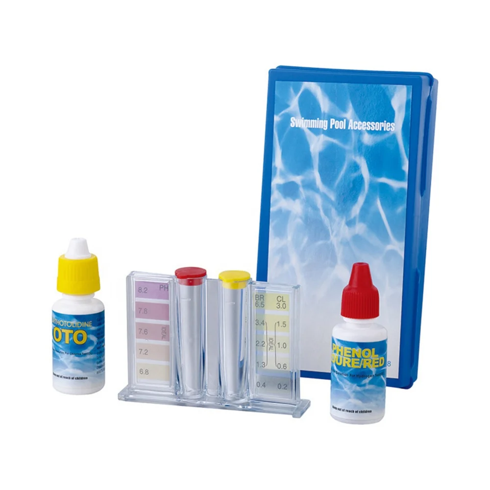 PH and Chlorine Water Test Box  Swimming Pool and Spa  Testing Kit