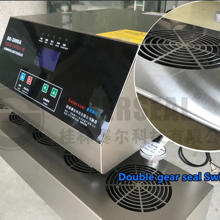 Automatic cap aluminum foil induction sealing machine sealer equipment for caps