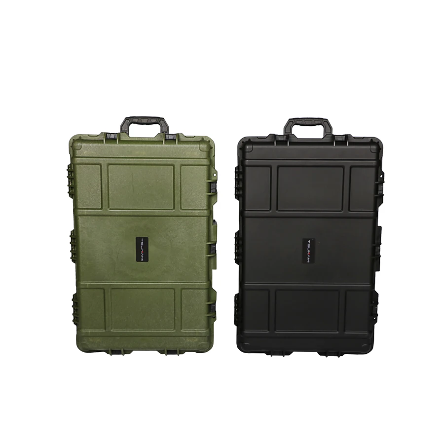 waterproof shockproof rugged rolling large plastic hard protective carrying  case for led film light equipment transportation