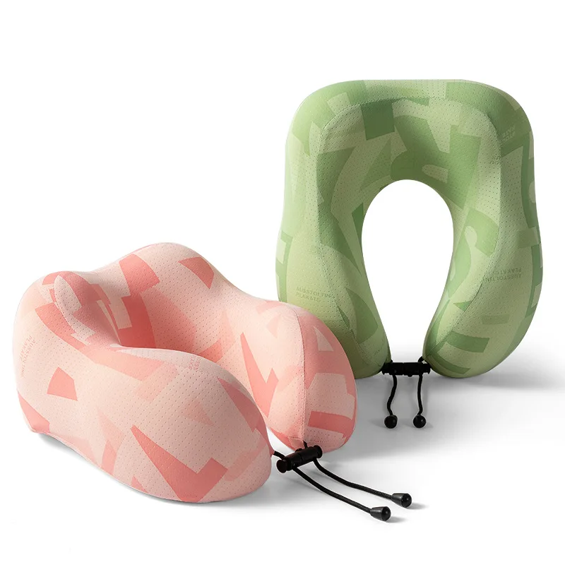 Wholesale memory cotton U-shaped pillow can be disassembled and washed travel pillow can be customized logo