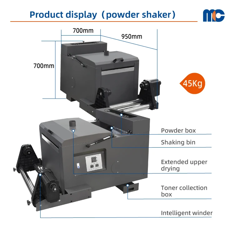 New A3 30cm Dtf Printer Easy-to-Operate Heat Transfer Pet Film Printer with Pigment Ink