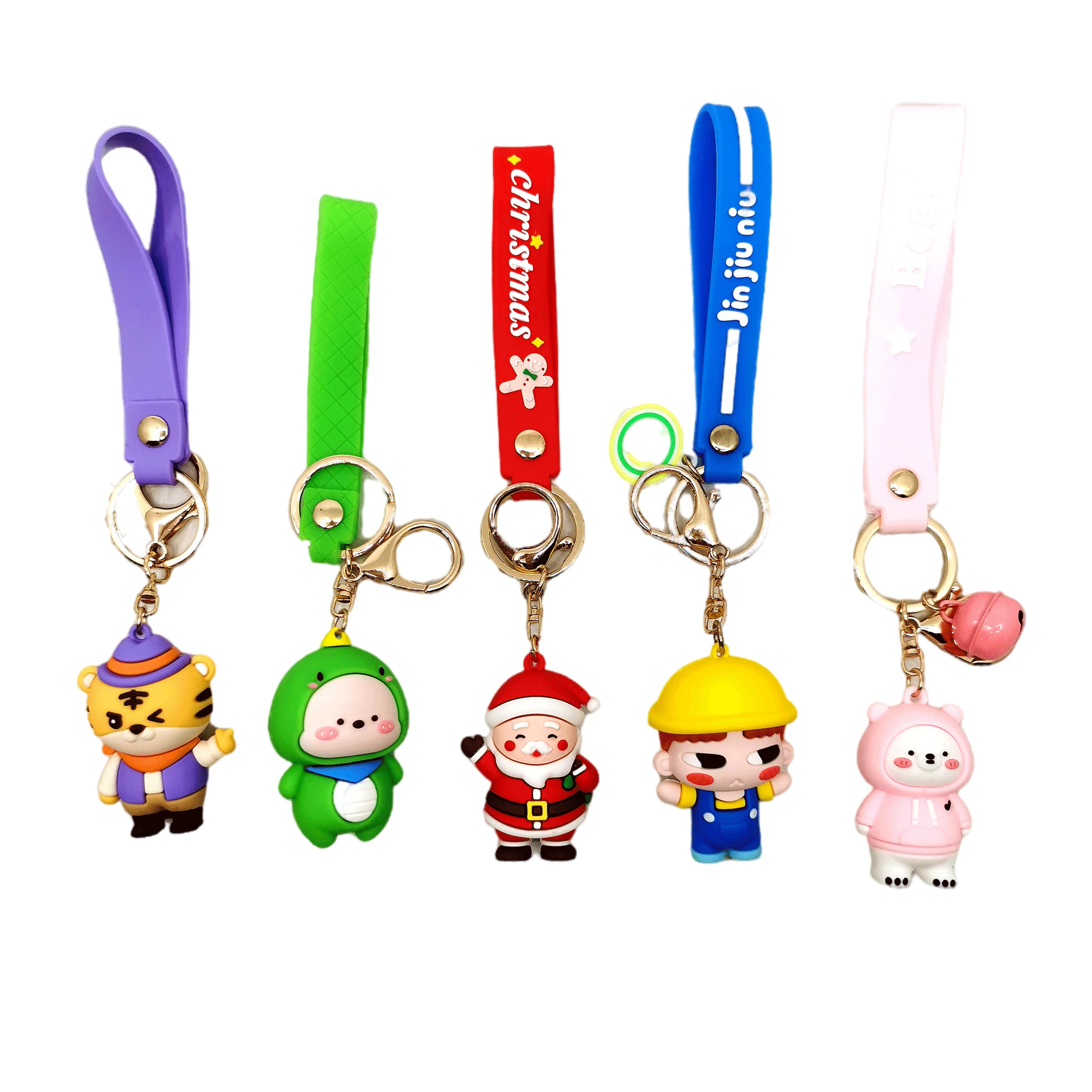 High Quality Custom keyring LOGO 3D Pvc Keychain Rubber Key Chain Promotional Gift