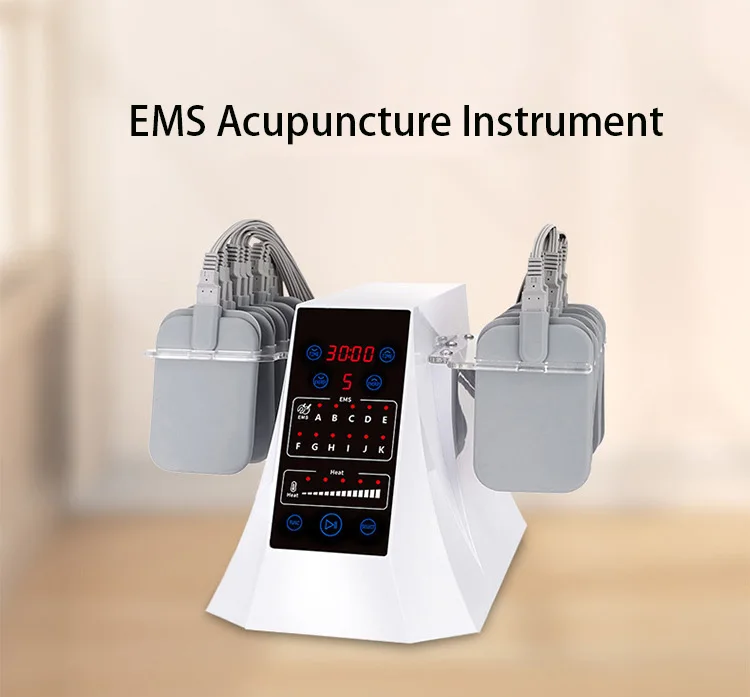 Estimulador Muscular Ems With Heat 20 Pairs Electro-Acupuncture Wave Electricsucker Muscle Stimulator Ems Fitness Machines