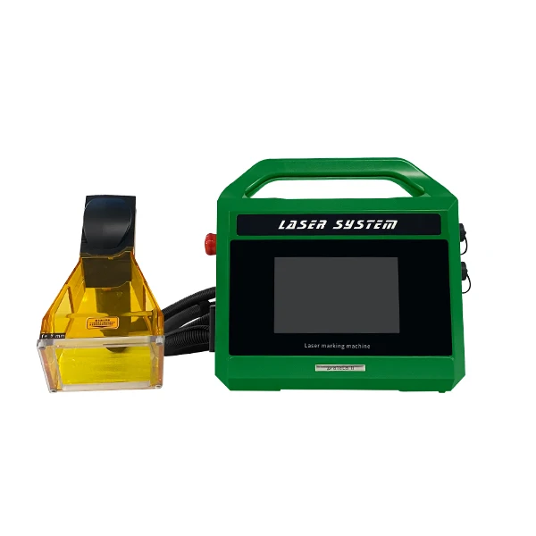 portable mini handheld car wheels label metal non metal laser marking engraving machine 20w 30w with carriying box price