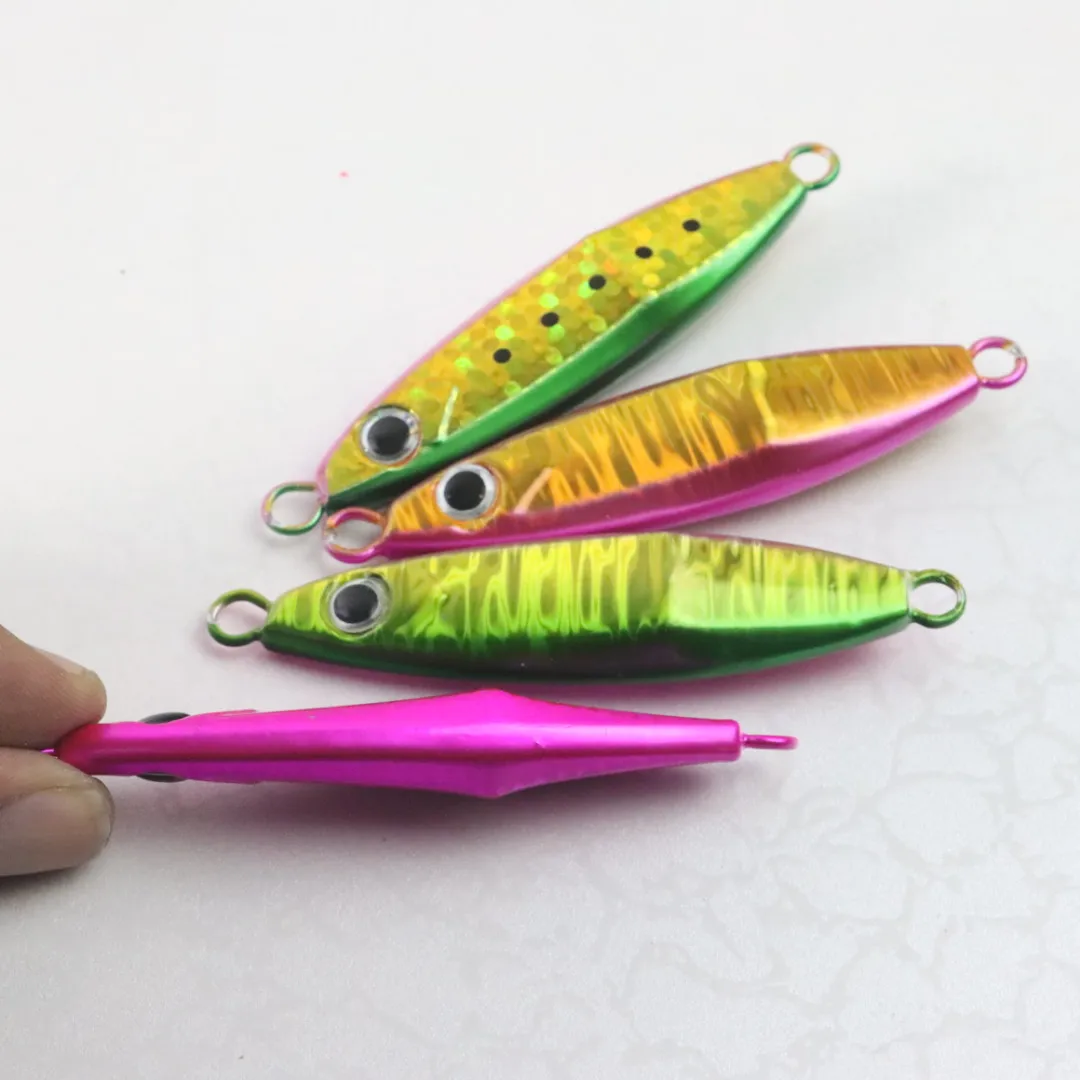 In stock 80g 100g Japanese Quality  Shinny Metal Jigs Switch Jigging Lure Lead Fishing Lure Jigbait