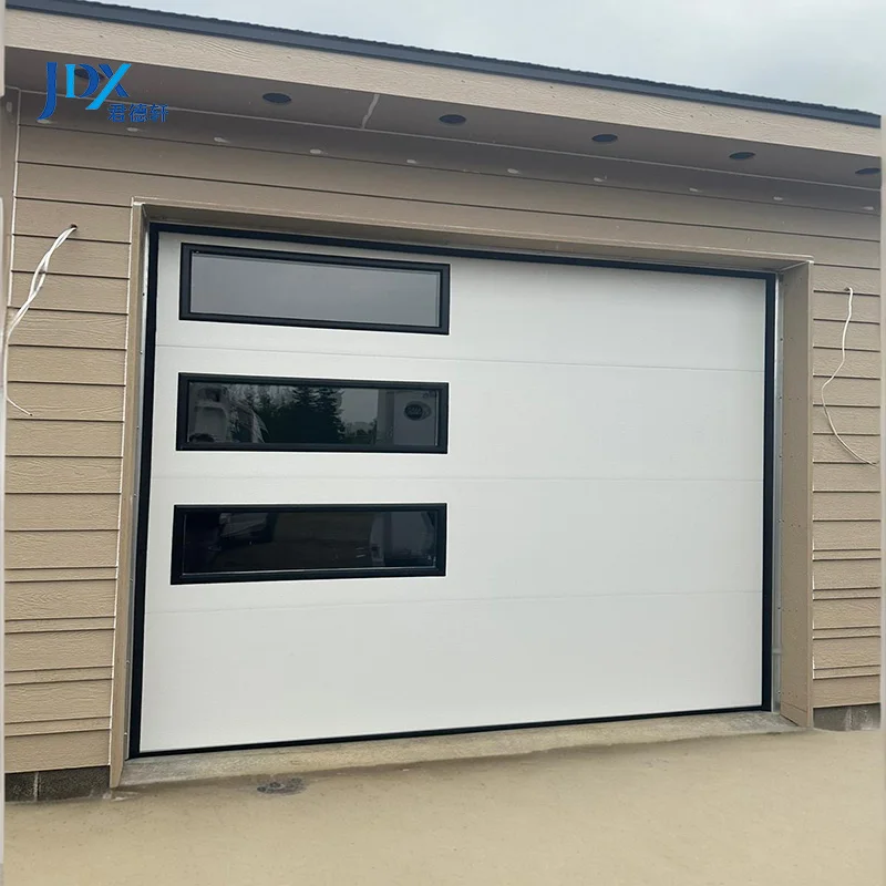 USA Standard  Aluminum Garage Door Tilt Up Vertical Aluminum Garage Door Bi Fold Flush Panel Sectional Garage Doors