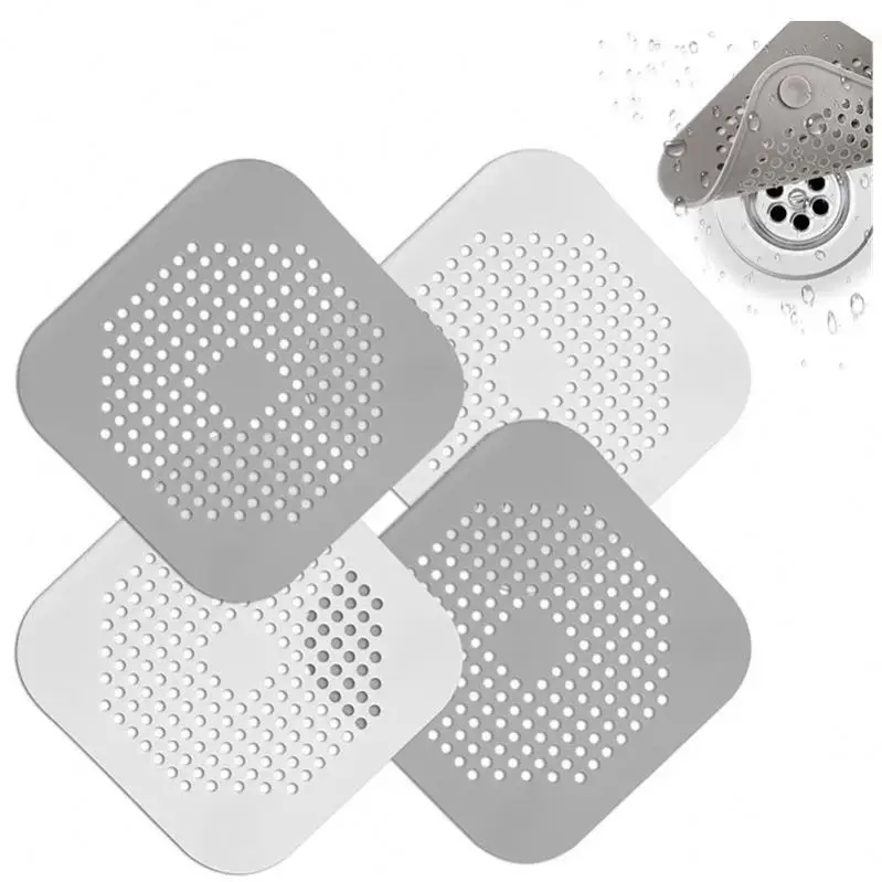 New Silicone Sink Drain Strainer Drain Sink anti-clogging artifact Floor drain Cover Bathroom Hair filter Silicone Sink Strainer