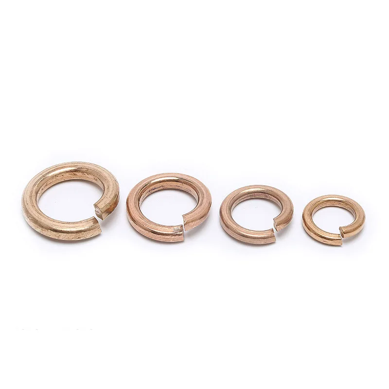 M16M18 Polish Brass Split Spring Lock Washer
