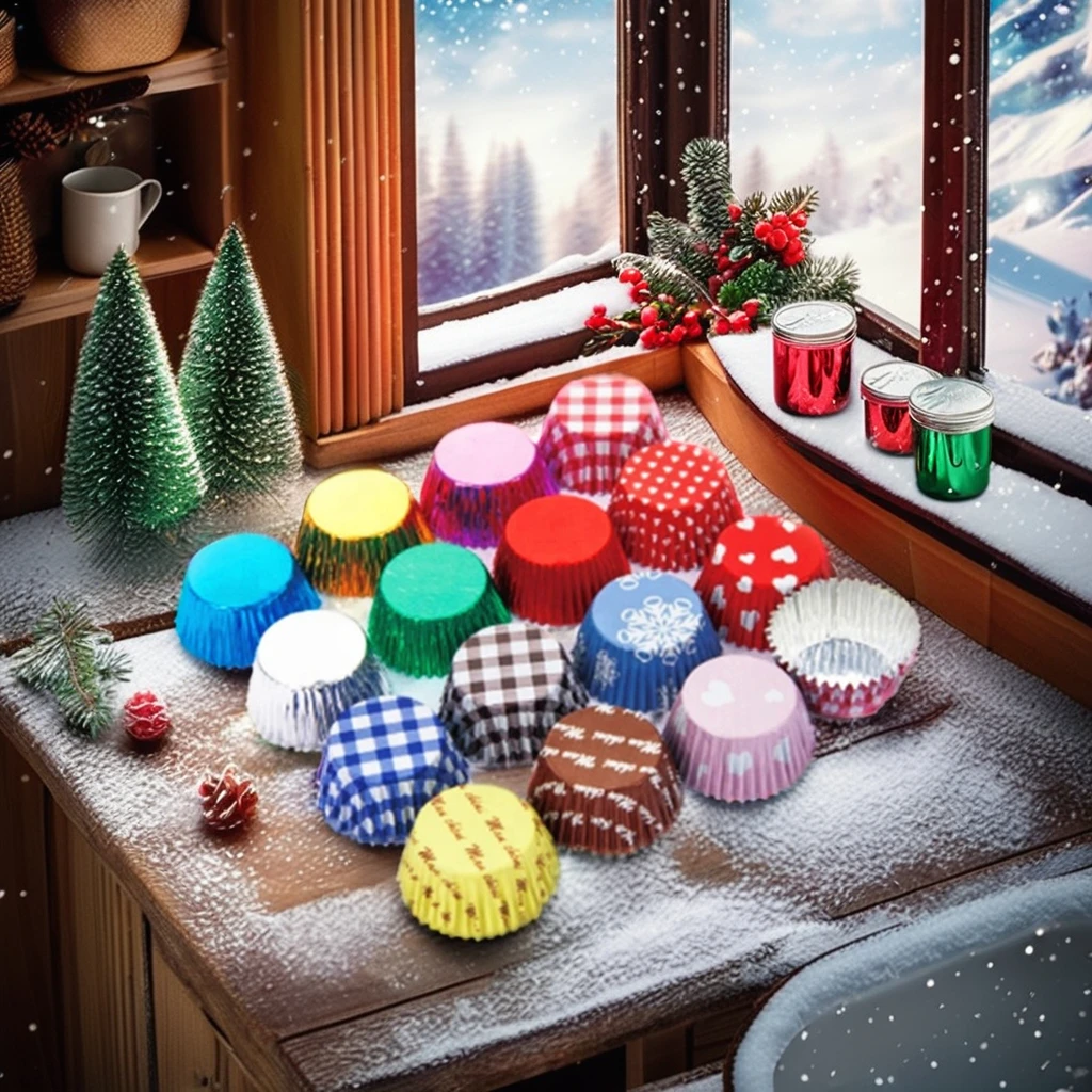Disposable Hot Chocolate Mug Foil Cups with Container Aluminum Foil wrapper  for baking from China Supplier