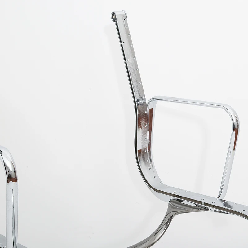 Высокое качество, эргономичный дизайн, Полированная алюминиевая рама для мебели, поворотная металлическая рама для офисного стула