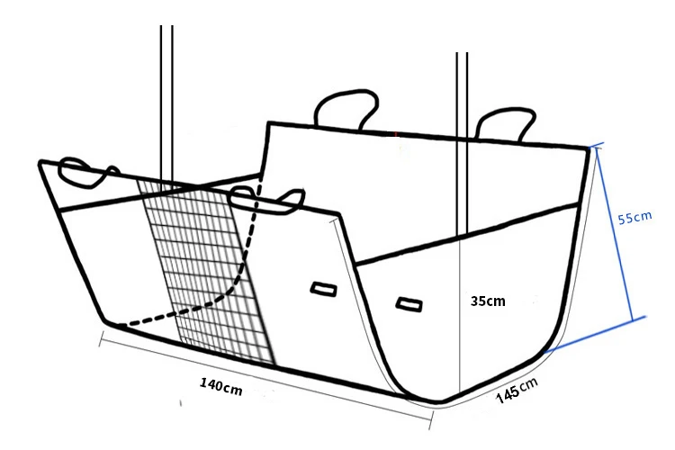 Dog seat cover dog hammock pet car seat cover