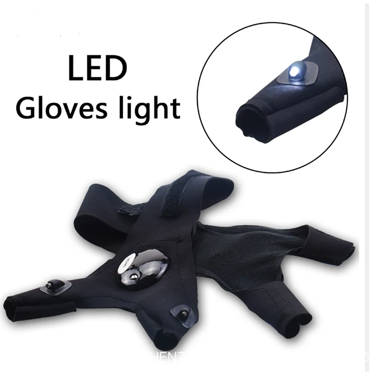 Portable Fashional Multifunctional Led Light Glove Flashlight Glove with LED Light