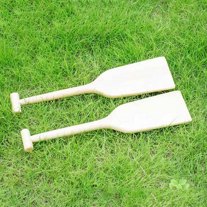 42cm Greek Craft Mini China Wooden Lightweight Comfortable Oar Dragon Boat Kid Children Wood Canoe Paddle for Sale