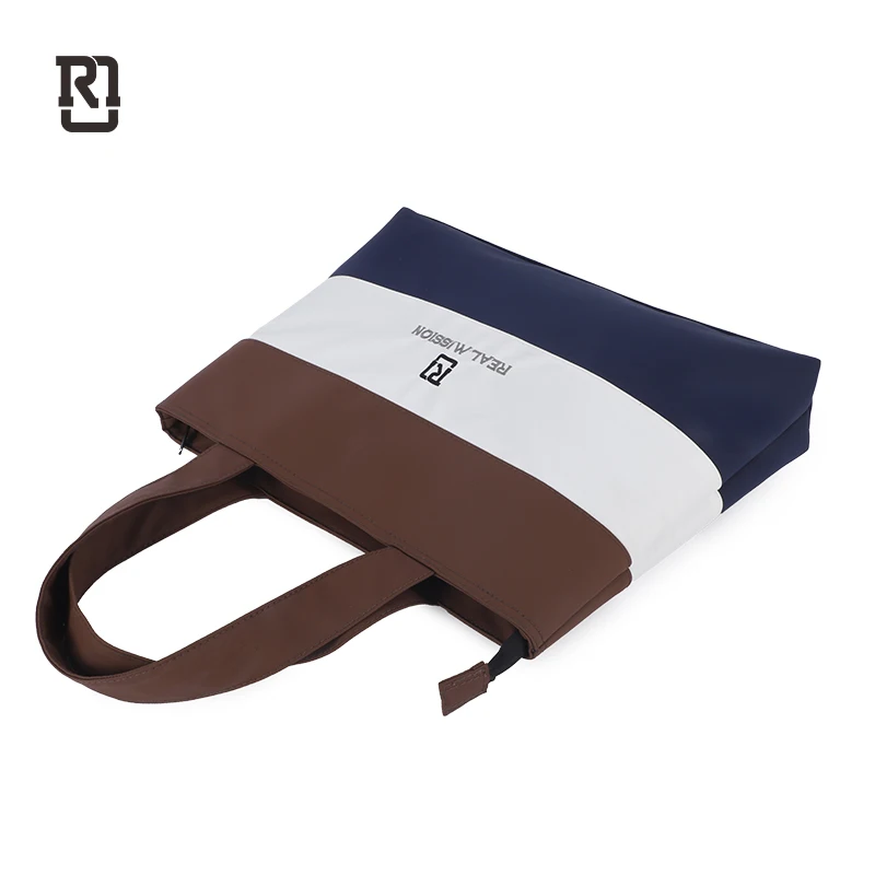 Rainbow Rm 2022 new design  large Canvas Fashion Leather Customized Leather Tote Bag Handbag Women Briefcase Bag