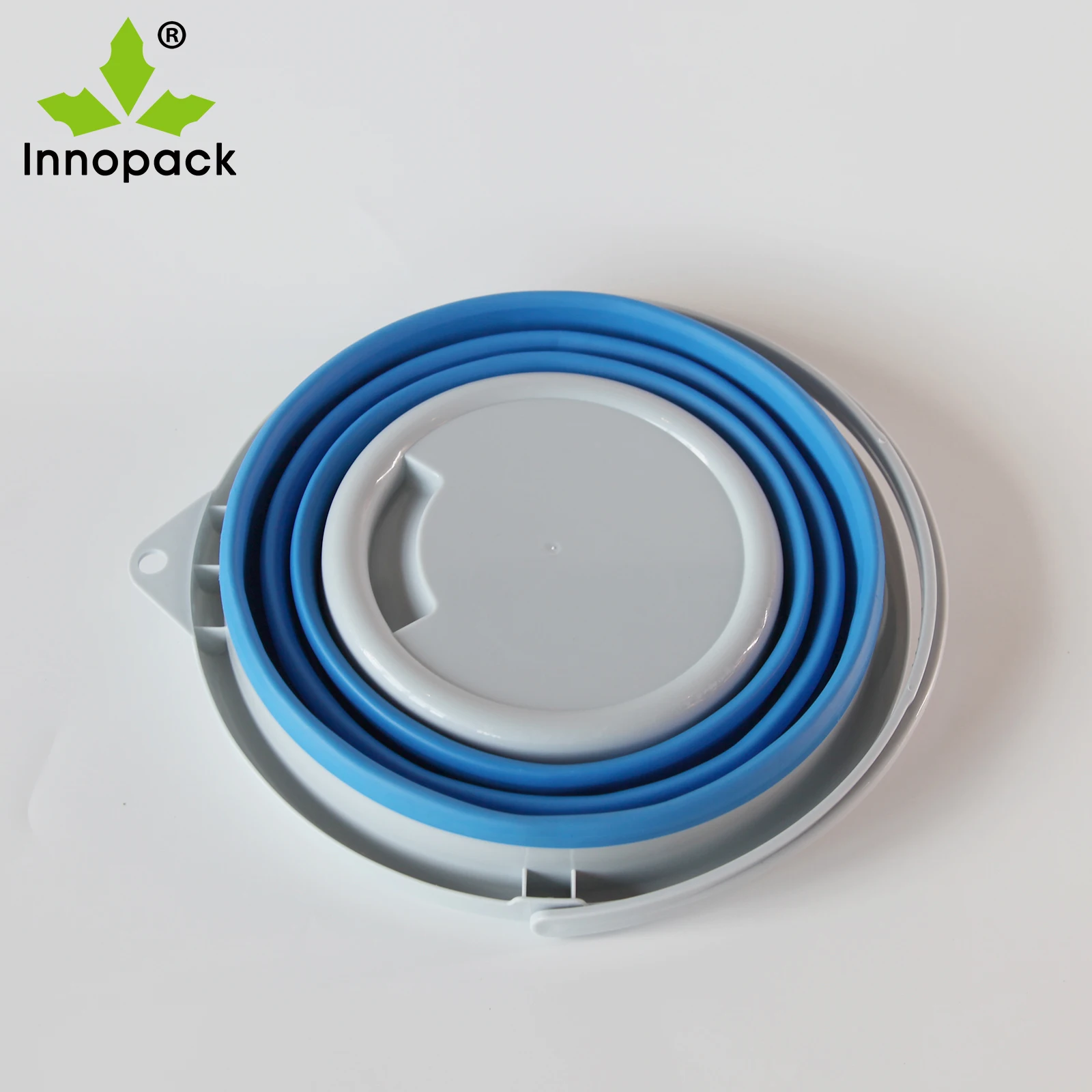 5 L10L Plastic Cleaning Mop Folding Wash Bucket Cleaning TPR Round Foldable Bucket