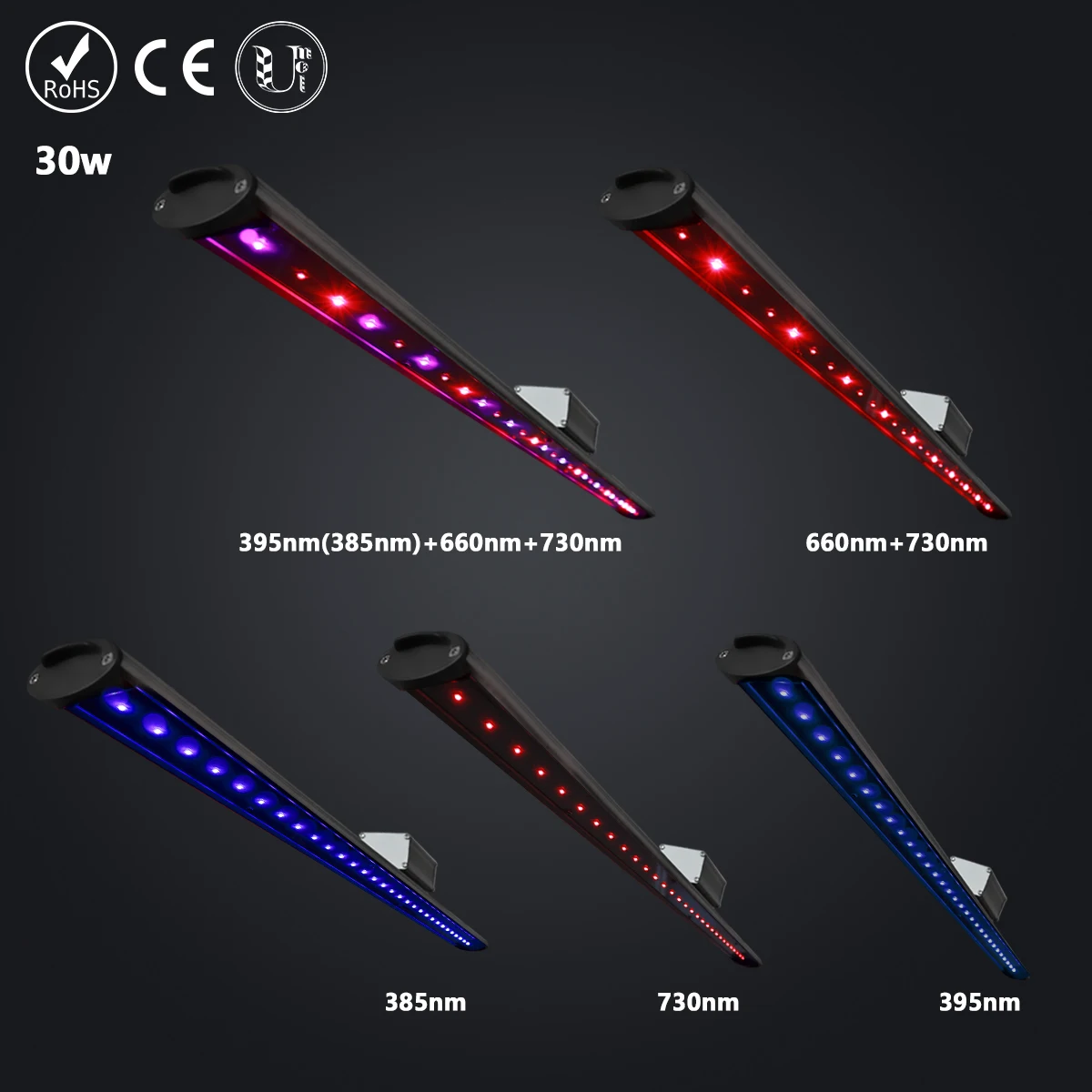 Umol gold bar shenzhen hydroponic lights uv ir full spectrum strip plant led grow light with uv