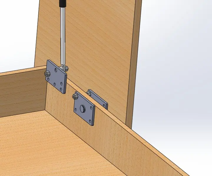 Modern Design Strong Structure Space Saving Murphy Bed with Gas Spring Mechanism Hardware Kiy DIY Kit for Bedroom