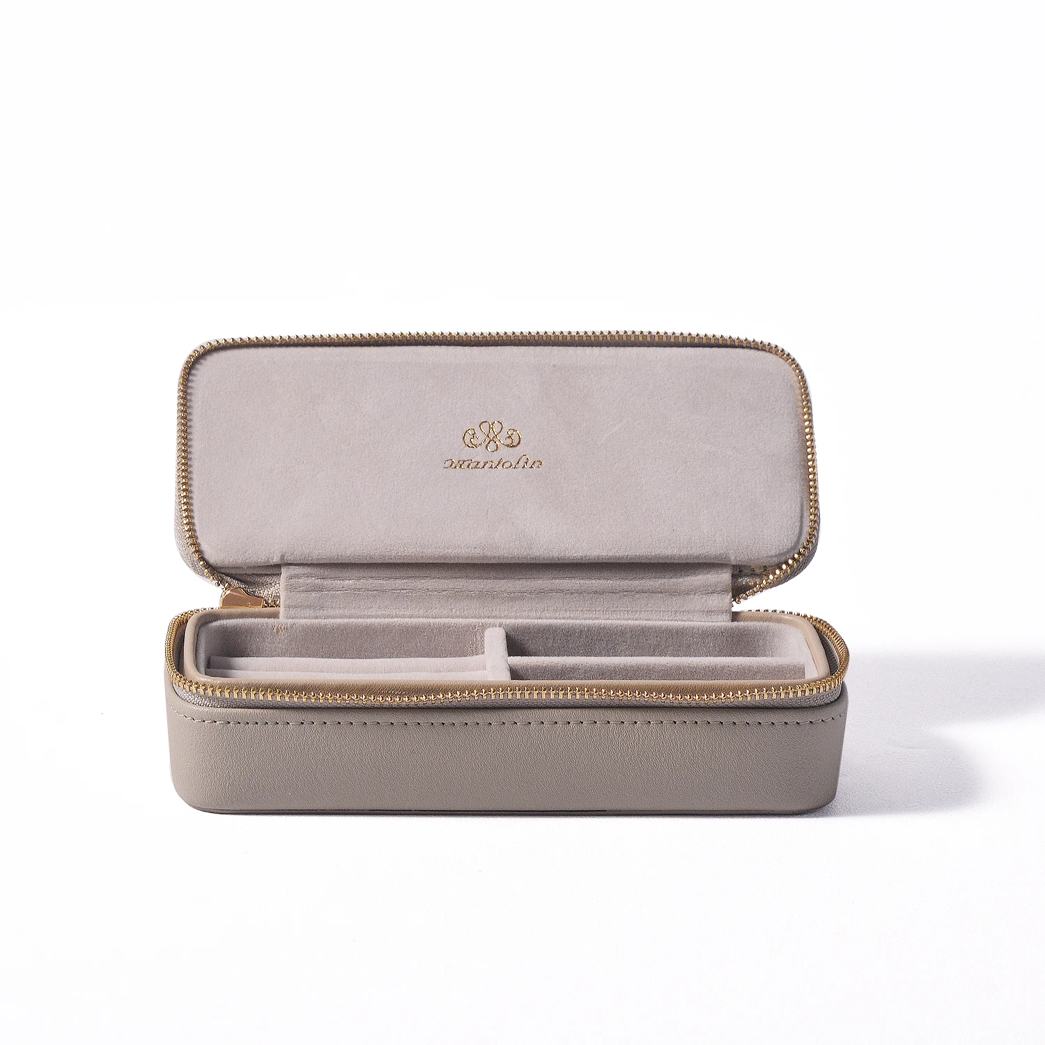 Custom Logo PU Leather Jewelry Box Square PC Material Travel Jewelry Box for Packing in Stock