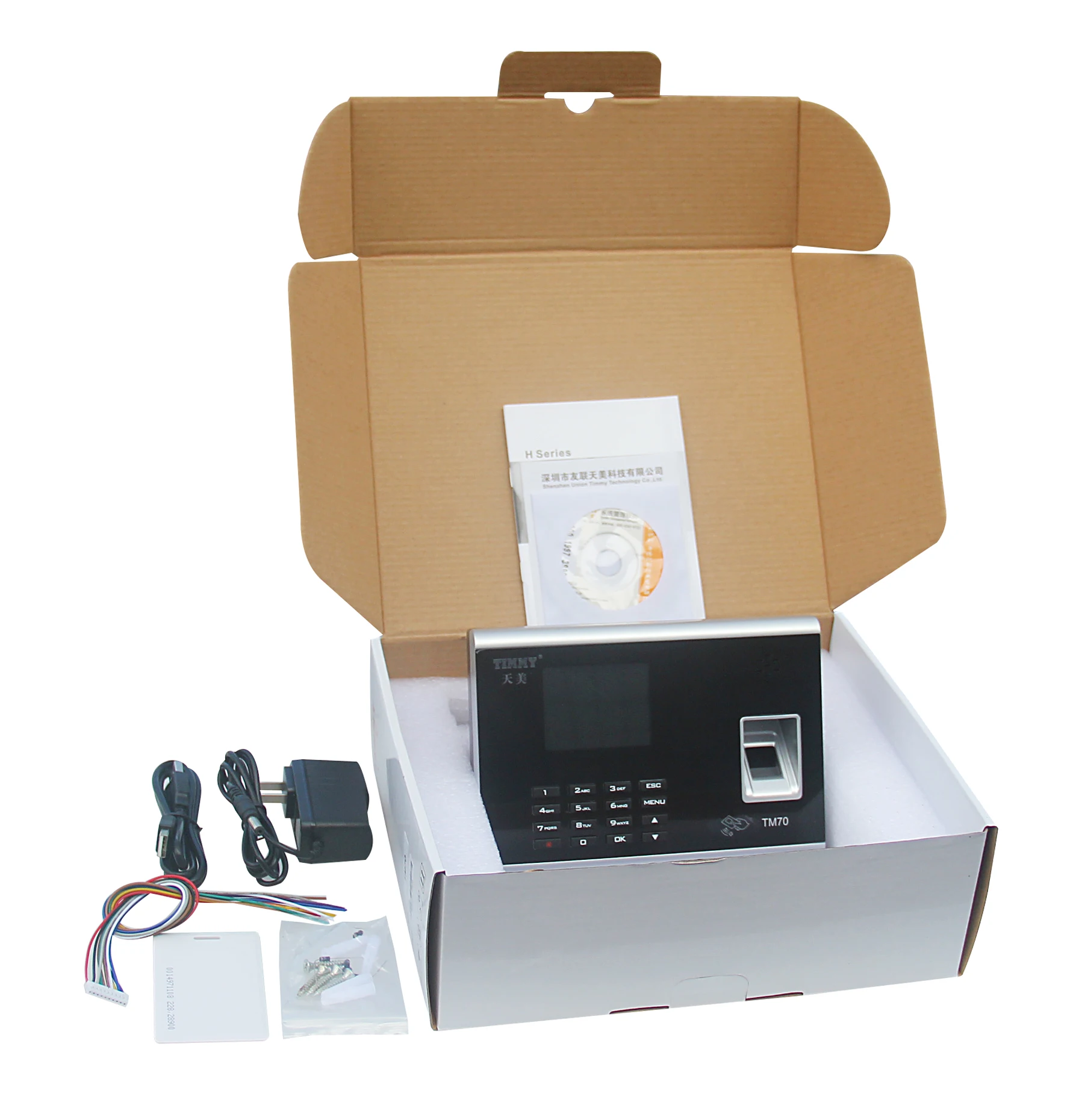 
Timmy TM70 Biometric Attendance 3G SIM GSM with WiFi Biometrice Time Attendance System 