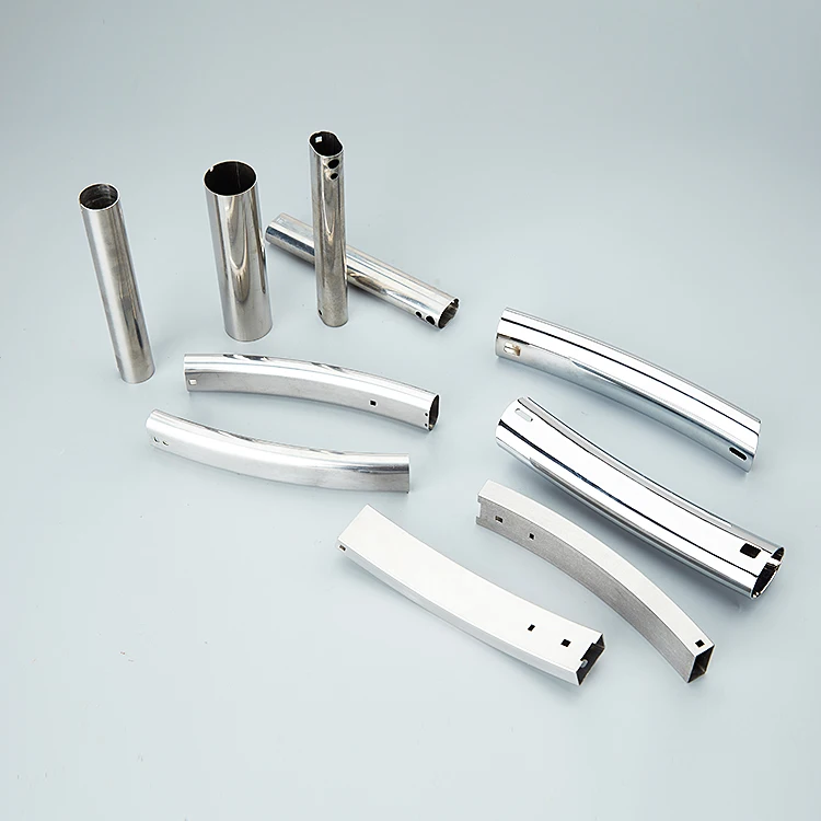 Custom Hardware Accessory Parts Punched Hole Stamping  Bending Pipe Perforated Straight Stainless steel Tubing For Bathroom