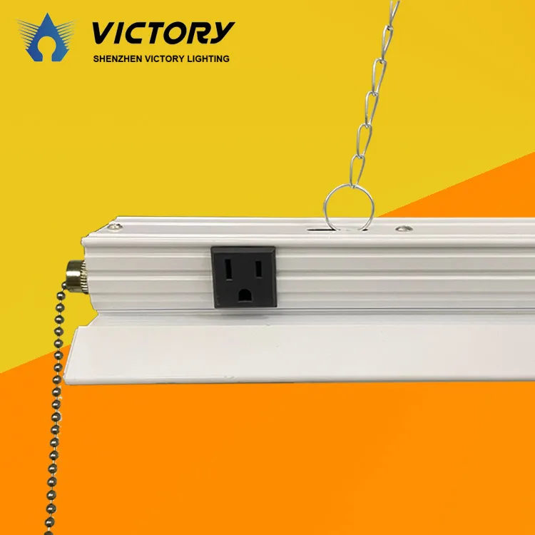 Hot Sale 4FT 40W Linkable Shop Light Box Round 8000k Shop LED Blue Tooth Led Shop Light 4FT