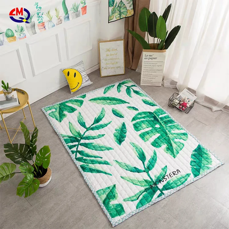 Новый стиль для маленьких детей игровой коврик хлопок мягкий игровой коврик