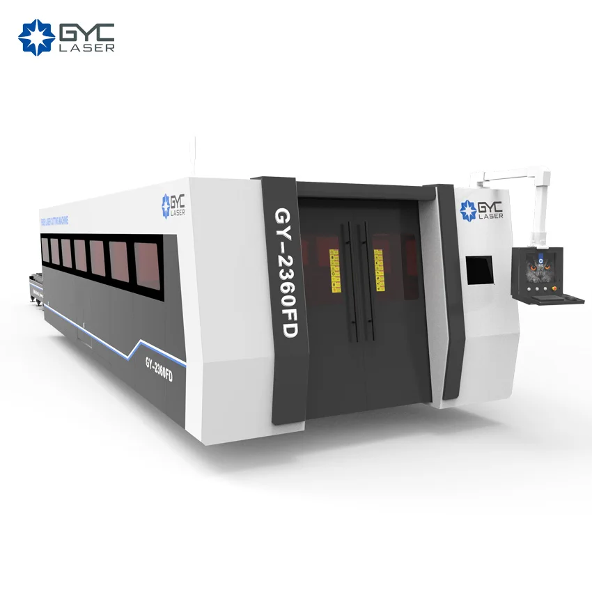 Enclosed Type 1000w 2000w 3000w 6000w Fiber Laser Cutting Machine for Metal Sheet