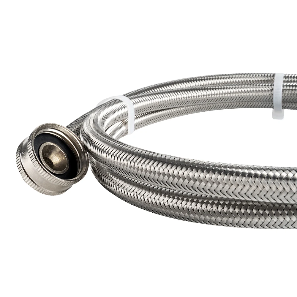 Super flexible NSF certificated food grade pex inner hose braided hose flexible