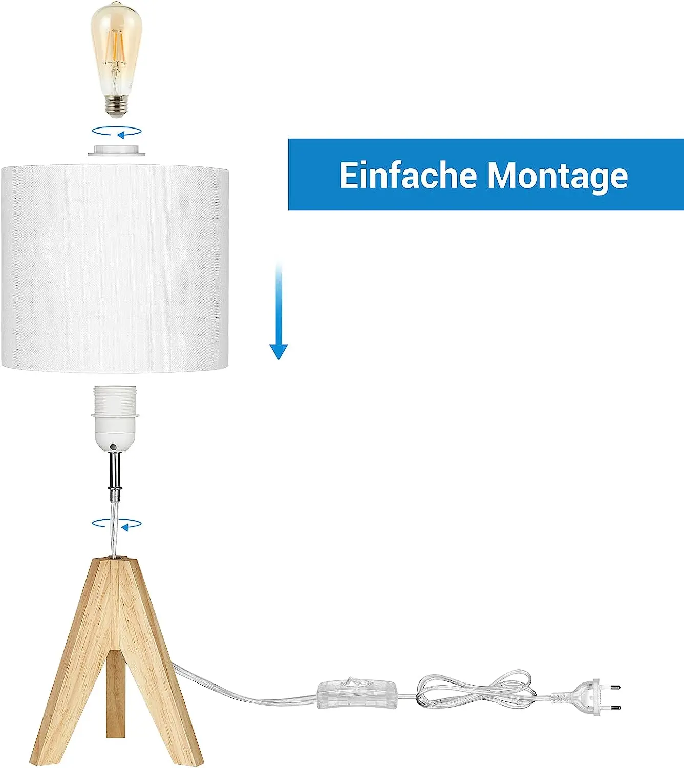 DIY Custom Photo Wood Holder Wooden Flexible Usb Rechargeable Reading Light Led on Desk Lamp Dimmable Bulbs Led Table Lamp