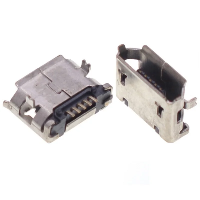 Кабель с разъемом микро-usb типа B гнездо 5 Pin SMD SMT