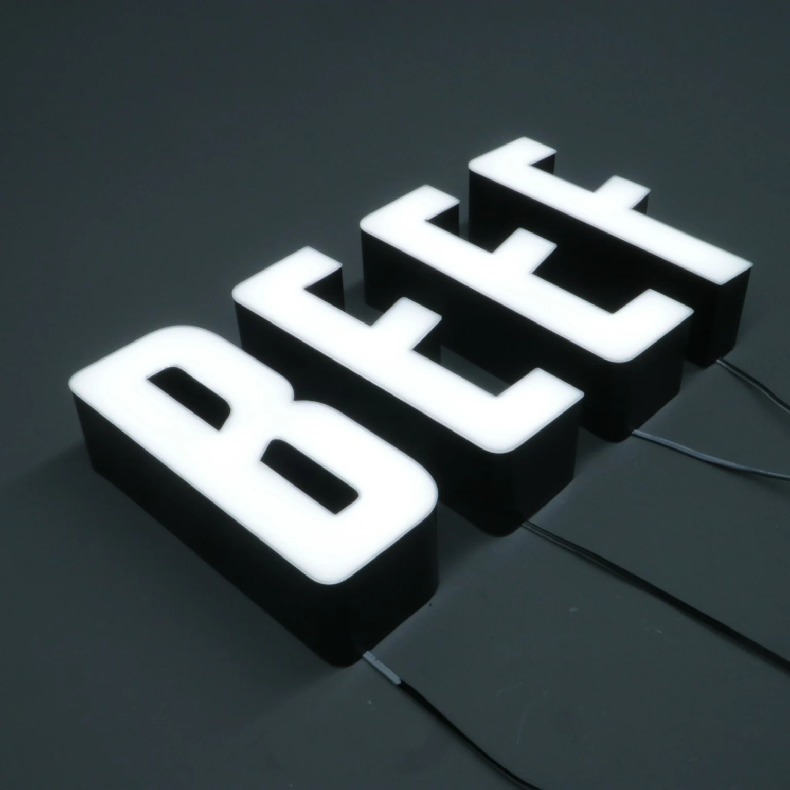 3D Led Business Shop Front Logo Sign Shop Store Sign Led Storefront Outdoor Custom Led Sign