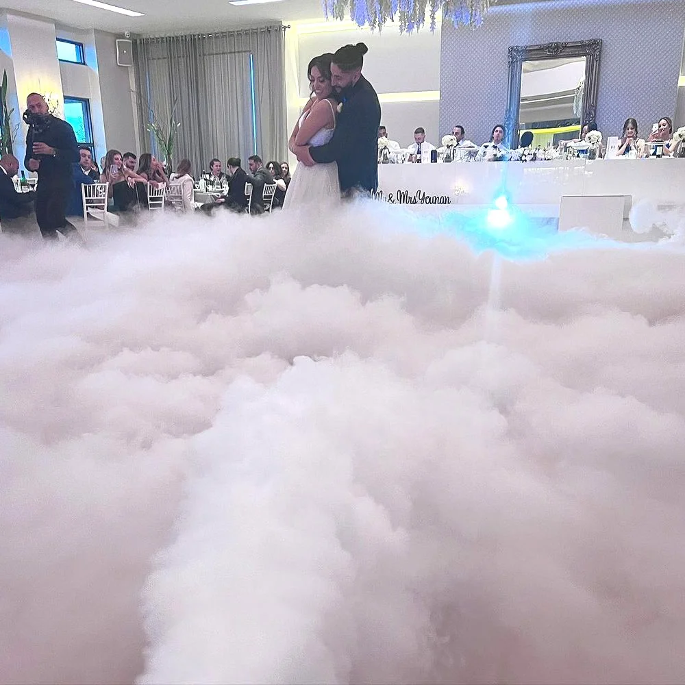 Низколежащая дымовая машина Nimbus 3500 Вт для сухого льда свадебной сцены вечеринки свадьбы жениха первого танца