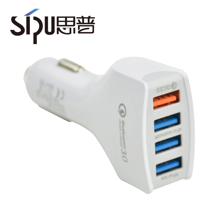 
SIPU New Product wireless 4 usb port qc3.0 fast car charger 