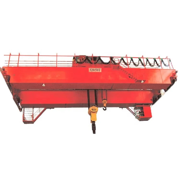 QD type 10t hook double girder bridge crane