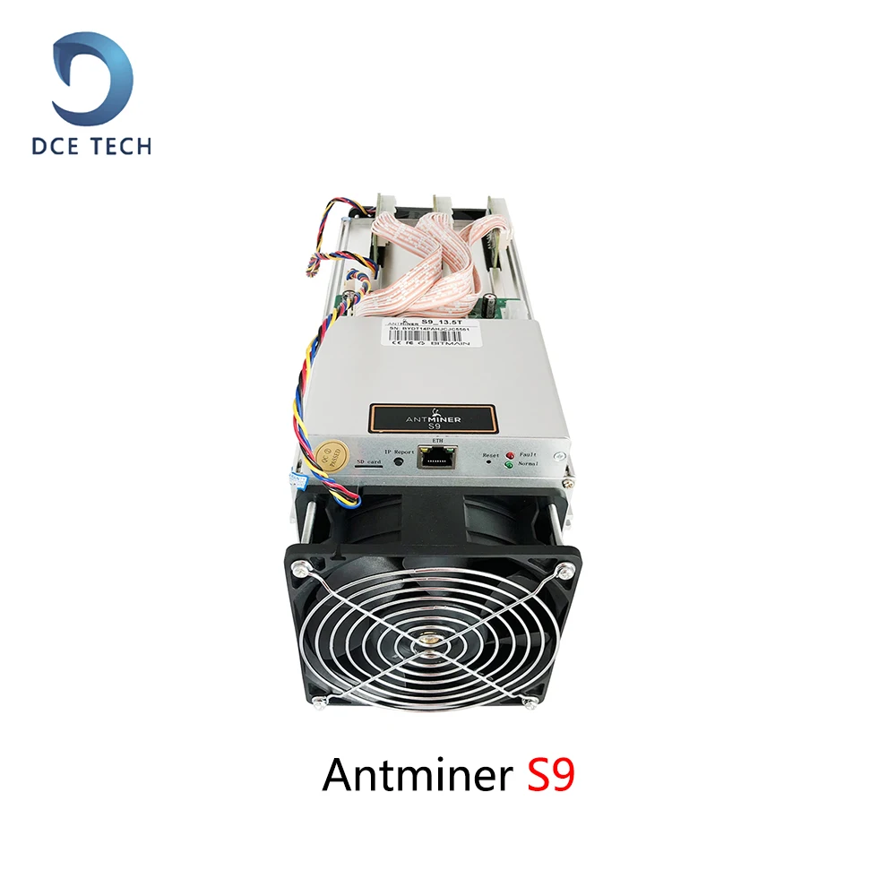 2020 запас, дешевый б/у AntMiner S9 14T с блоком питания, Майнер биткоинов ASIC minig Bitmain, Майнер