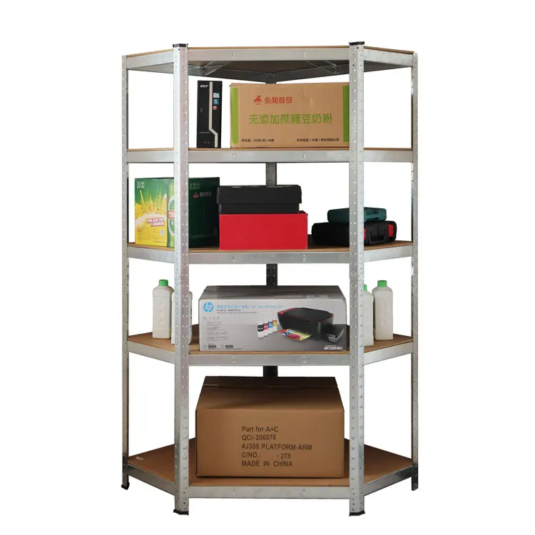 5 ярусов Heavy Duty Boltless металлический уголок для хранения, стеллажи для измерительный прибор для хранения стеллажи складские стойки сталь