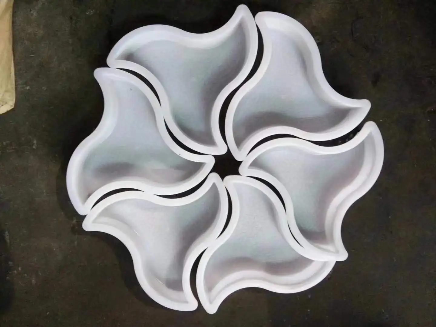 Plastic Pvc Paver Block Mold Interlock Concrete Tile Silicon Moulds For Paving