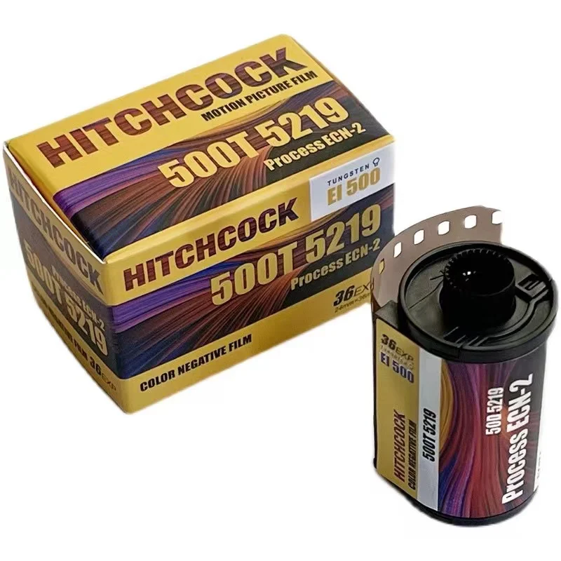 HITCHCOCK 5219 500T ISO500, отрицательная 135 пленка, 36 листов, стандартная 135 пленка, действительна до сентября 2024 года