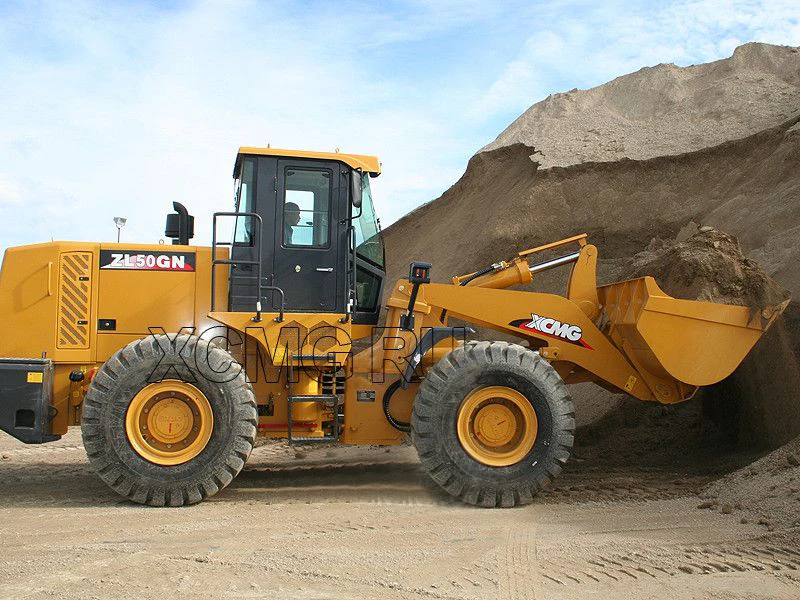 XCMG Official ZL50GN 5 ton cheap used China brand front wheel loader machine price list for sale
