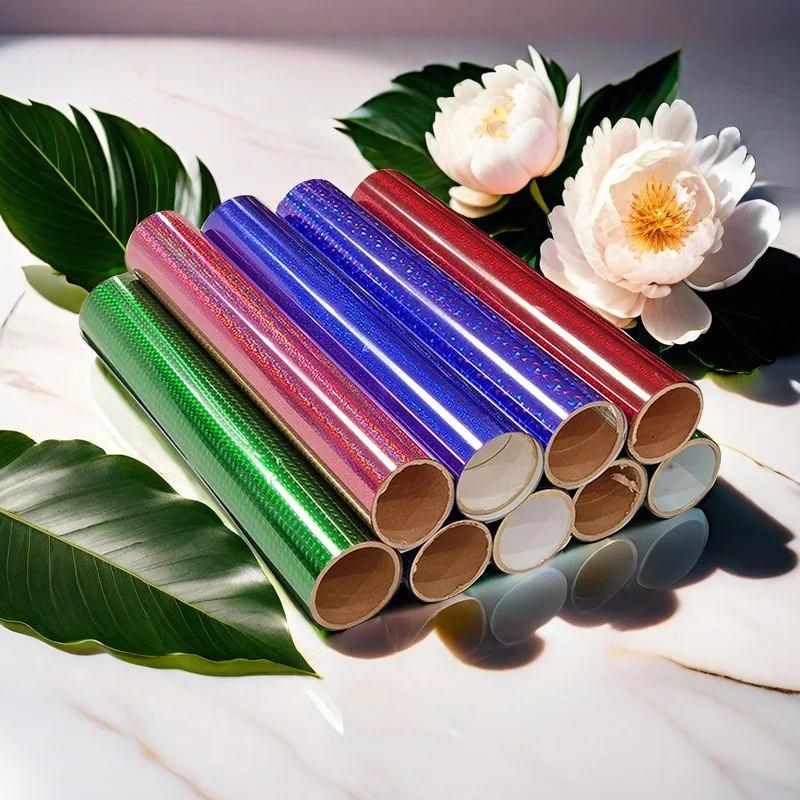 Reusable Iron On Textile Roll Textil Textiles Rolls Light Gold Printing Film T Shirt Holographic Heat Transfer Vinyl 50M Roll