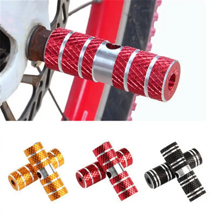 New Arrival Colorful Aluminum Alloy Bike Cycling Bicycle Rear Stunt Foot Peg