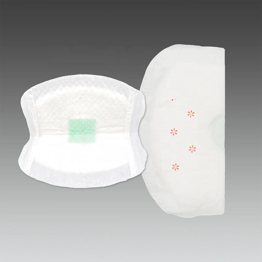 Eco friendly natural ultra soft extra large thin waterproof biodegradable nursing breast pads