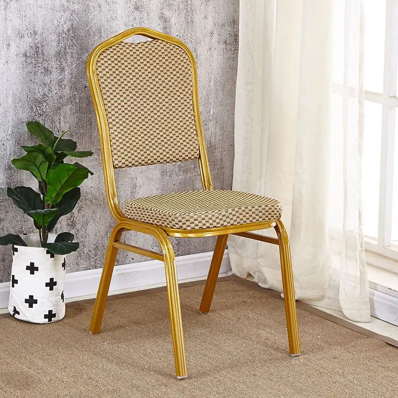 Factory Cheap Hall Wedding Hotel Metal Chairs Cushion Hotel Wedding Banquet Chair