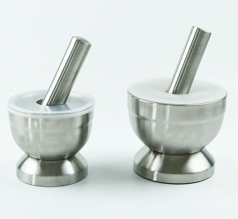 Durable Stainless Steel Pestle Herb & Spice Tools Spice & Nut Grinders Mortar and Pestle Eco-friendly CE / EU Stocked Metal LFGB