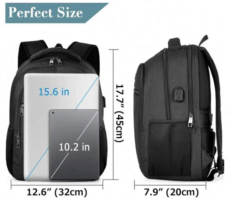 Free sample 2024 Wholesale Factory School Bag  Travel Multi Function  Large Capacity Computer Backpack For Unisex
