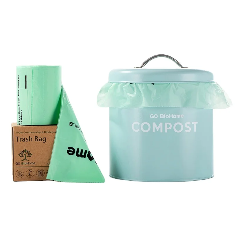 Factory price  eco -friendly biodegradable garbage bag for  Kitchen Rubbish Bin Garbage bag