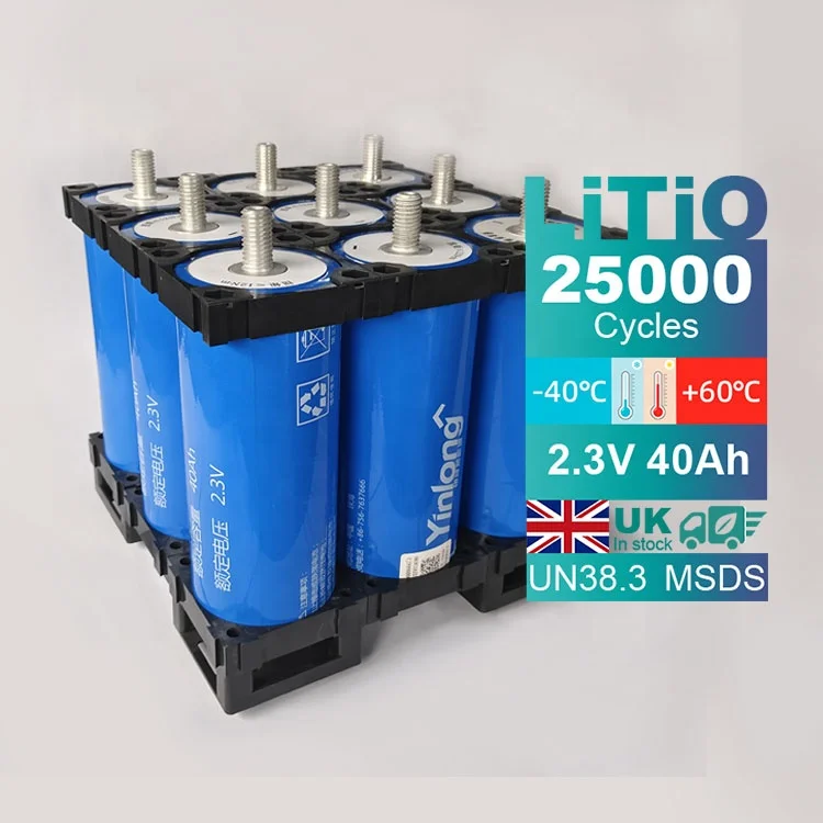 25000Cycle Yinlong 40Ah 45Ah Lithium Ion  Cells Lto Cylindrical Cell