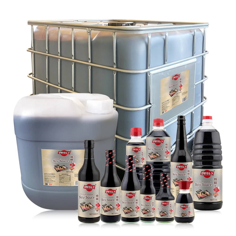 Japanese Seasoning Sauce Wholesale Bulk Japanese Soy Sauce with Factory Price