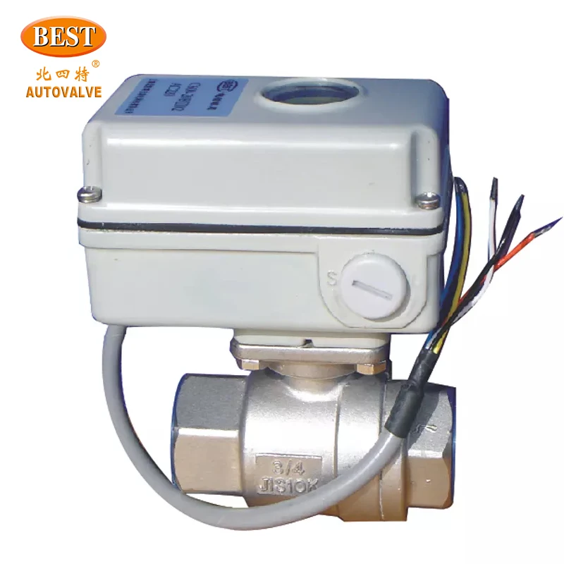 Valves C600 Open Close on off C6004 Regulating type SS stainless steel 2/2 Two Way Electric Motorized Ball Valve